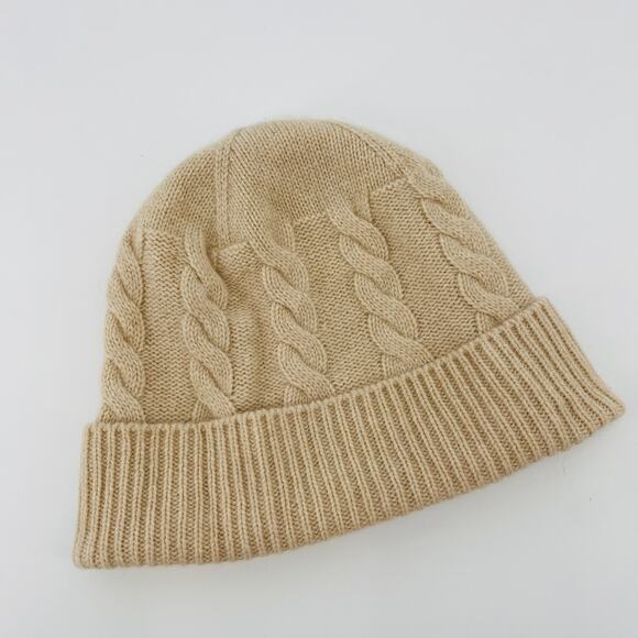 The Cashmere Project Cable knit beanie